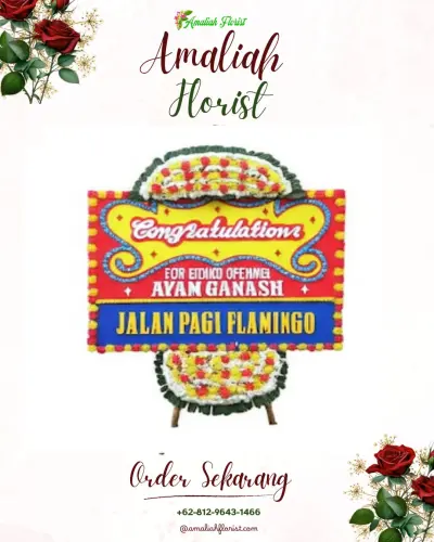 Bunga Papan Congratulation di Parigi